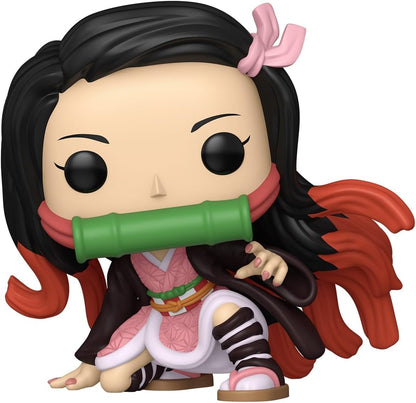 Funko Pop! Jumbo: Demon Slayer - Nezuko Kamado- Figura in Vinile da Collezione - Idea Regalo - Merchandising Ufficiale - Giocattoli per Bambini e Adulti - Anime Fans