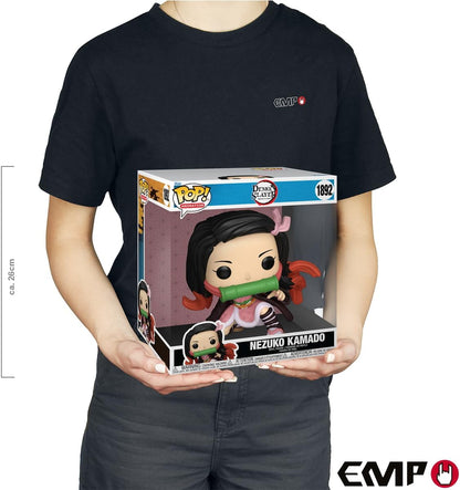 Funko Pop! Jumbo: Demon Slayer - Nezuko Kamado- Figura in Vinile da Collezione - Idea Regalo - Merchandising Ufficiale - Giocattoli per Bambini e Adulti - Anime Fans