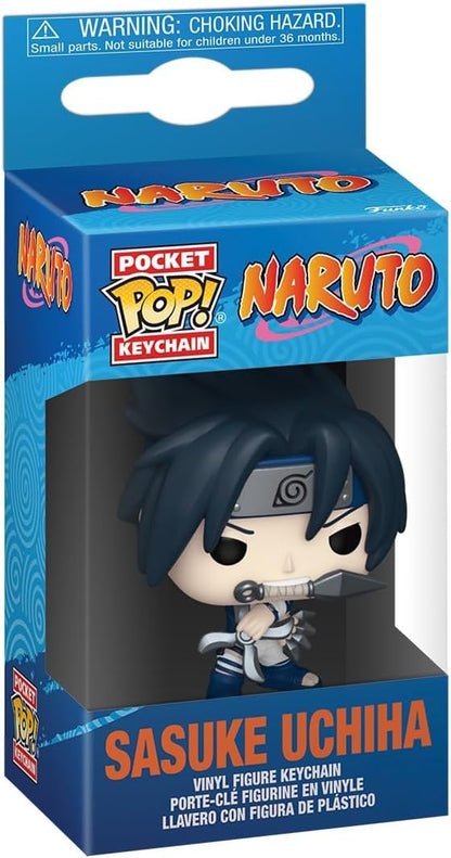 Funko Pop! Keychain: Naruto Classic - Sasuke Uchiha - Neuartiger Schlüsselanhänger - Vinyl-Minifigur Zum Sammeln - Strumpffüller - Geschenkidee - Offizielle Handelswaren - Anime Fans - Minifigur