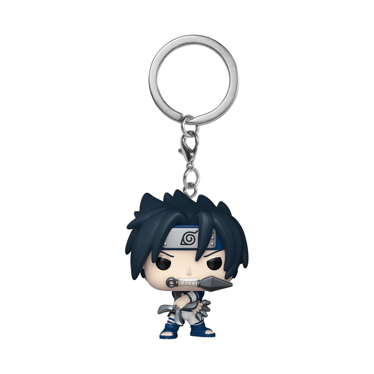 Funko Pop! Keychain: Naruto Classic - Sasuke Uchiha - Neuartiger Schlüsselanhänger - Vinyl-Minifigur Zum Sammeln - Strumpffüller - Geschenkidee - Offizielle Handelswaren - Anime Fans - Minifigur