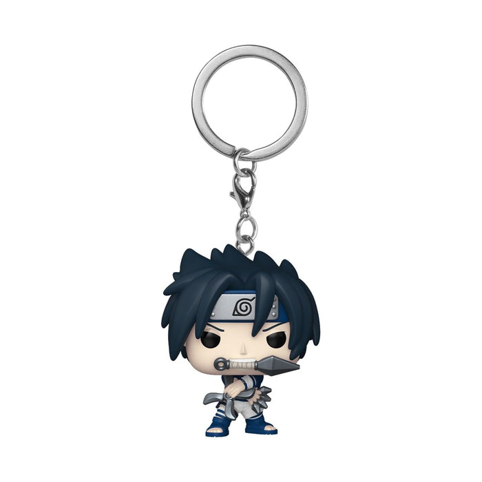 Funko Pop! Keychain: Naruto Classic - Sasuke Uchiha - Neuartiger Schlüsselanhänger - Vinyl-Minifigur Zum Sammeln - Strumpffüller - Geschenkidee - Offizielle Handelswaren - Anime Fans - Minifigur