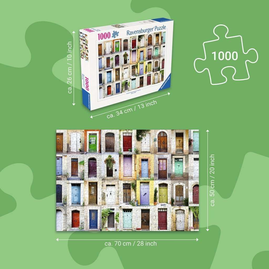 Ravensburger Adult Puzzle 1000 Pieces - Beautiful Doors in The Provence Region of France