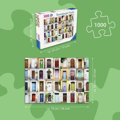 Ravensburger Adult Puzzle 1000 Pieces - Beautiful Doors in The Provence Region of France