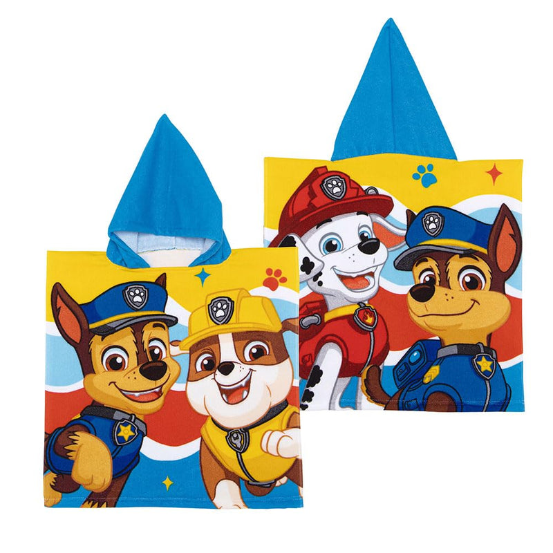 Paw Patrol - Microfiber Poncho - 50 X 100 Cm (Pw16855)