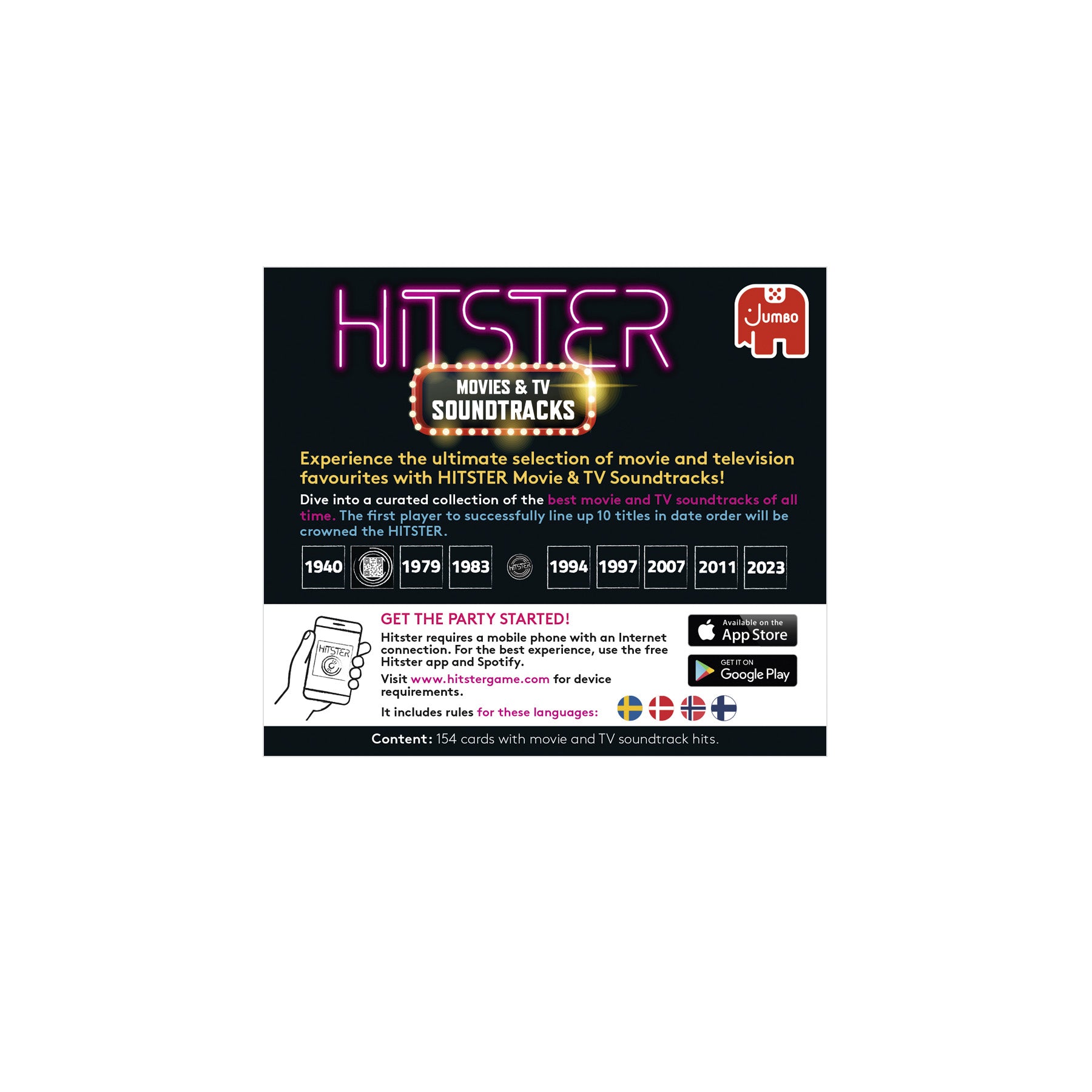 Jumbo Hitster - Movies & TV Soundtracks expansion (Nordics)