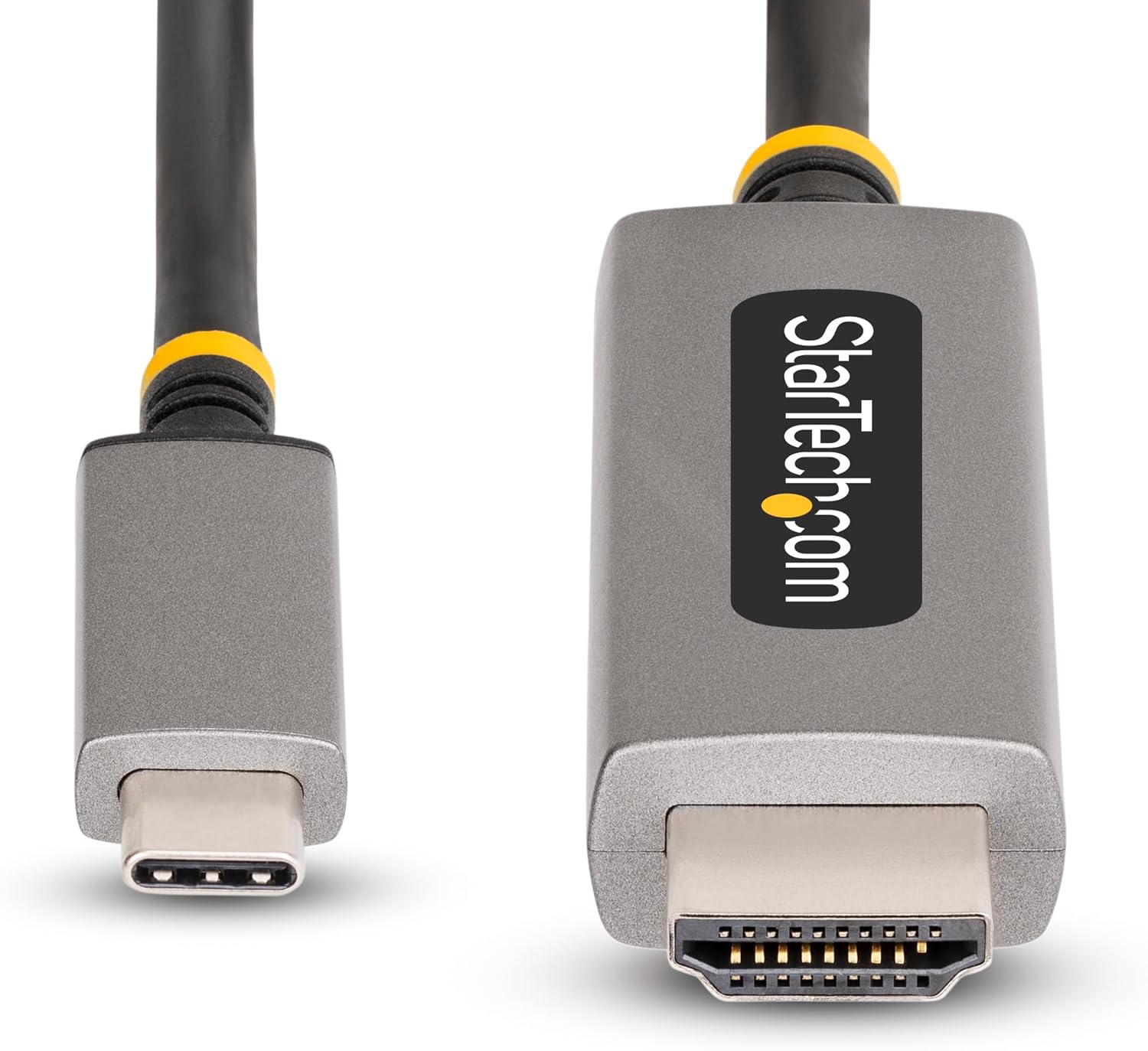 StarTech.com 10ft (3m) USB-C to HDMI Adapter Cable, 8K 60Hz, 4K 144Hz, HDR10, USB Type-C to HDMI 2.1 Video Converter Cable, USB-C DP Alt Mode/USB4/Thunderbolt 3/4 Compatible (136B-USBC-HDMI213M)