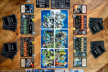 Tiny Epic Game of Thrones Board Game, Strategy Game for Adults & Teens, 1-4 Players, 60+ Min Playtime, Play as Iconic Westeros Characters, Custom Dice, Miniatures, Metal Coins, and Wooden Components