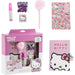 Tagebuch Set Hello Kitty – Komplettset mit Tagebuch, Fuzzy Pen, Stickern und Schreibwaren für Mädchen, die Hello Kitty Fans mit süßem Stil dekorieren, zeichnen und schreiben möchten