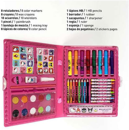 Drawing Set Hello Kitty 26,7 X 45,3 X 3 Cm