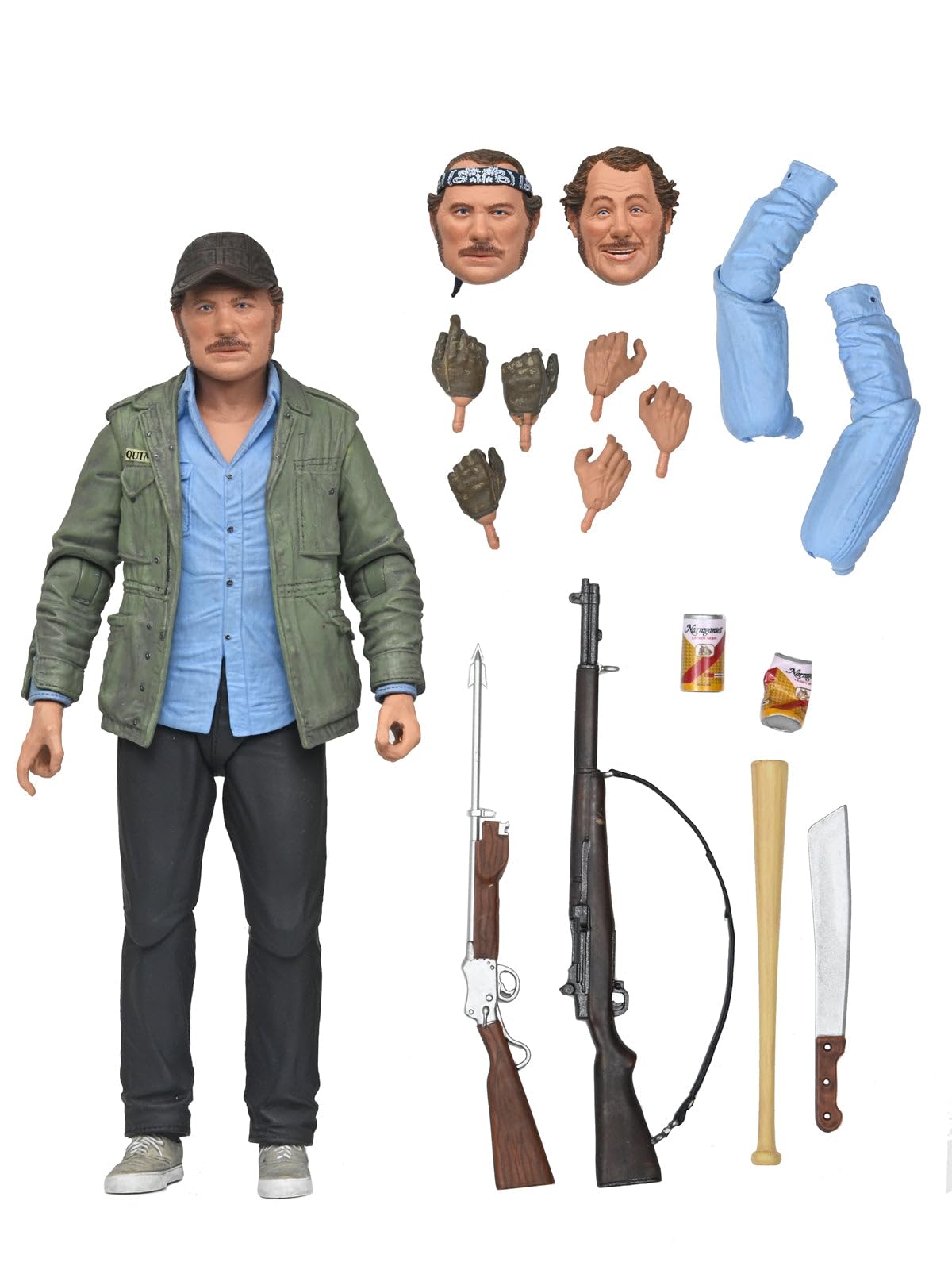 Jaws Sam Quint Ultimate 7 Inch Scale Action Figure 50Th Anniversary