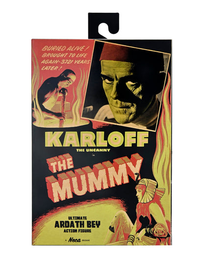 NECA Universal Monsters The Mummy Action Figure, Karloff The Uncanny, con accessori