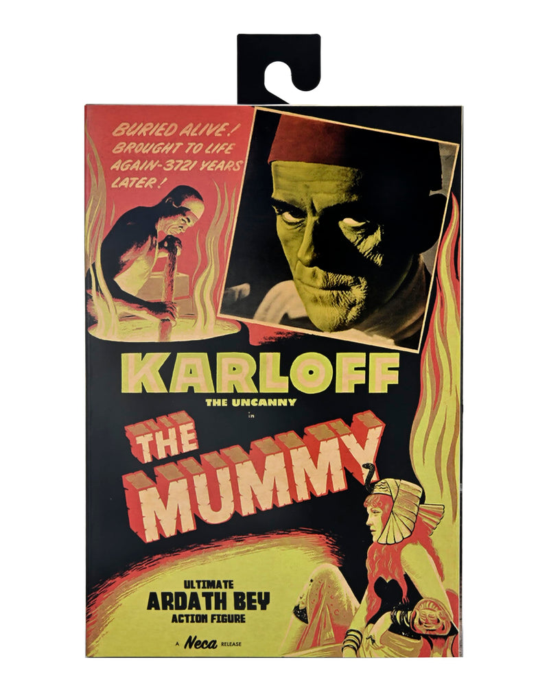 NECA Universal Monsters The Mummy Action Figure, Karloff The Uncanny, con accessori