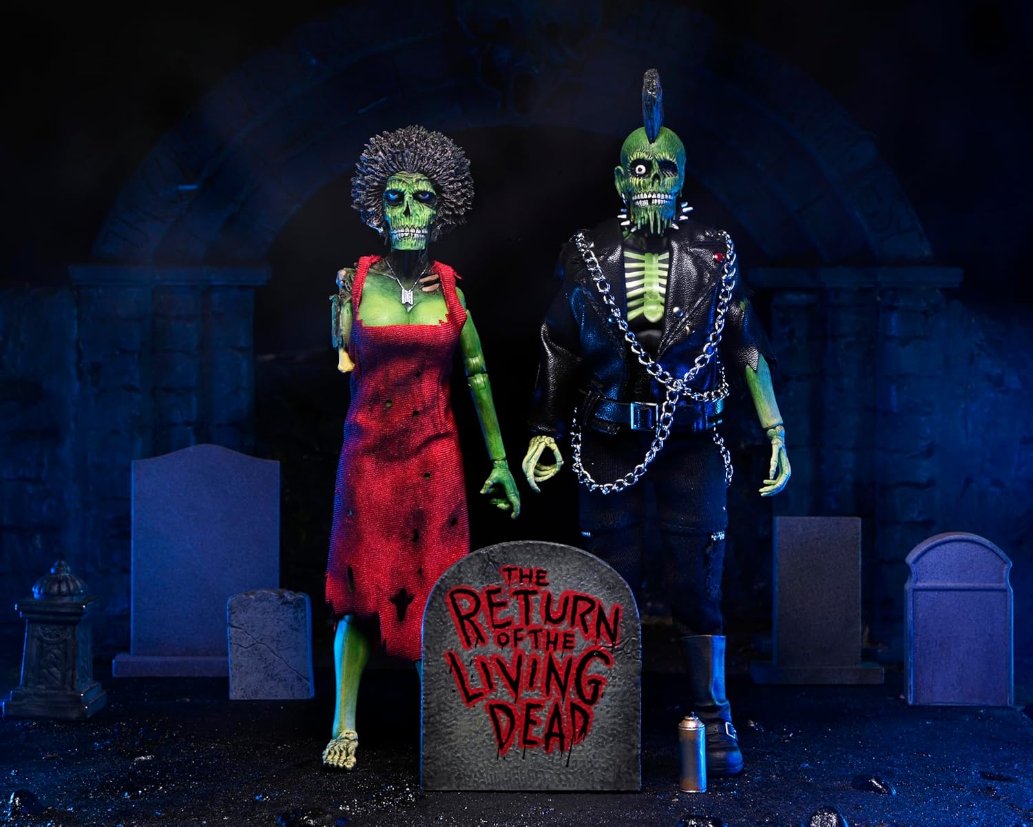 NECA Trash & Suicide Pack 2 Clothed Action Fig. 20 cm The Return of The Living Dead