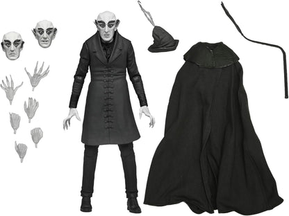 NECA Nosferatu Actionfigur, 17,8 cm, Ultimate Count Orlok (B&W