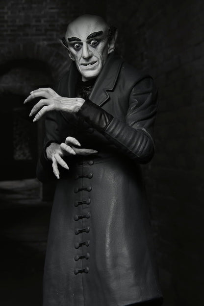 NECA Nosferatu Actionfigur, 17,8 cm, Ultimate Count Orlok (B&W