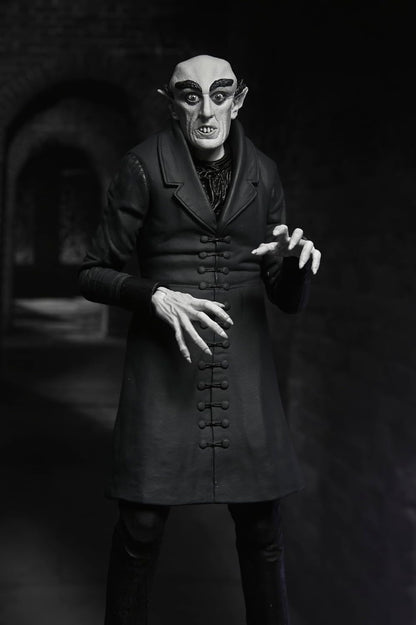 NECA Nosferatu Actionfigur, 17,8 cm, Ultimate Count Orlok (B&W
