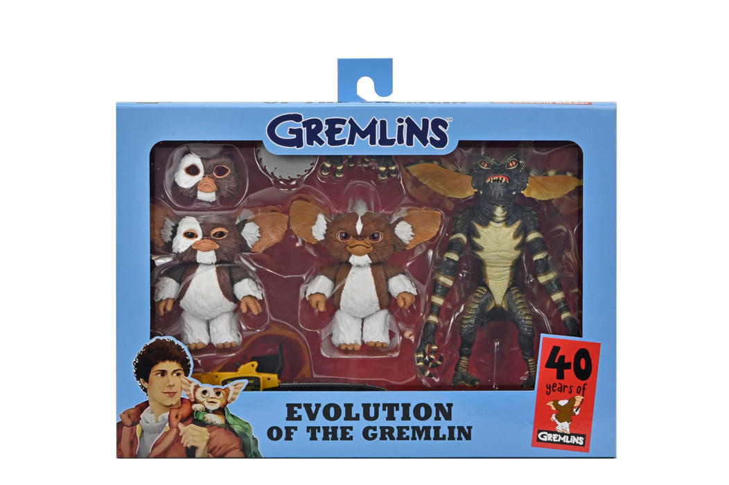 NECA - Gremlins - 7” Scale Action Figures - “Evolution of a Gremlin” 40th Anniversary Box Set