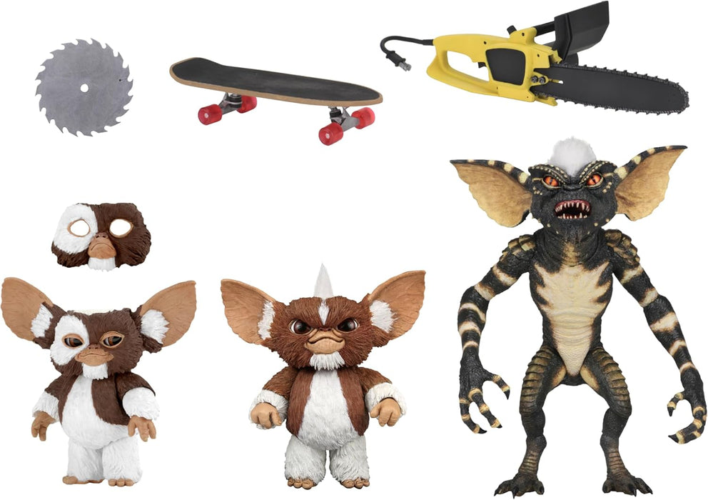 NECA - Gremlins - 7” Scale Action Figures - “Evolution of a Gremlin” 40th Anniversary Box Set