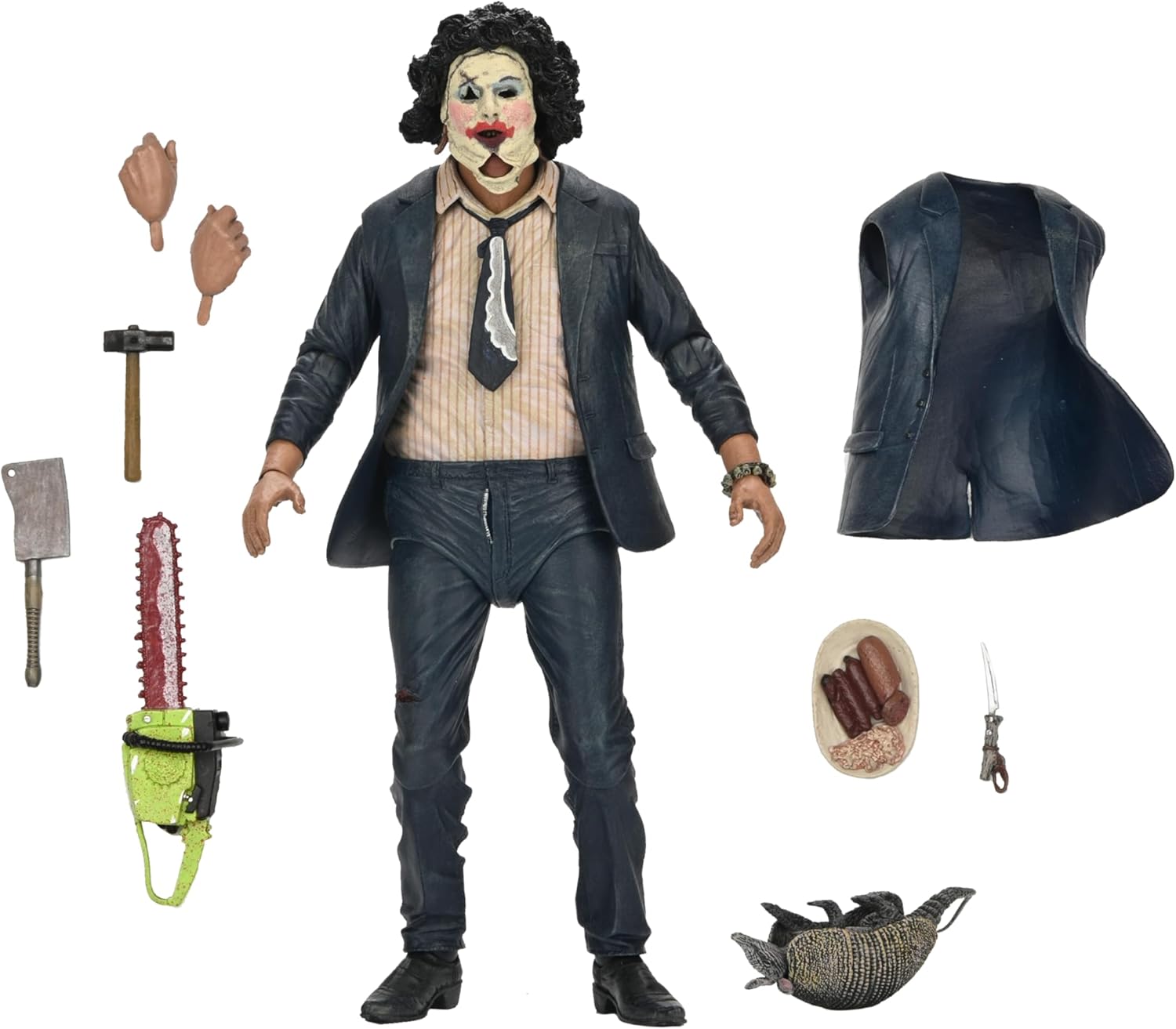 NECA - Texas Chainsaw Massacre, 7 Inch Scale Action Figure, 50th Anniversary Pretty Woman Skin Face