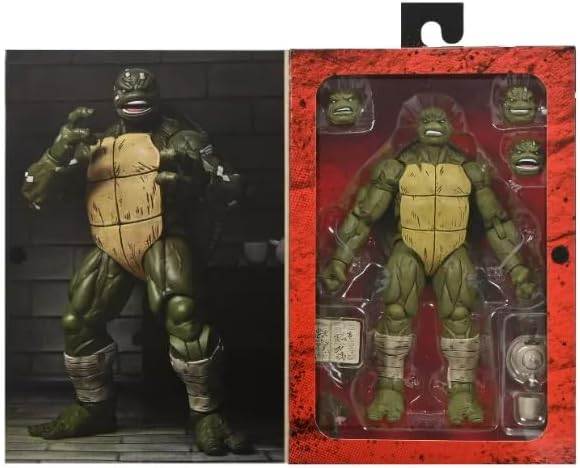 NECA Teenage Mutant Ninja Turtles The Last Ronin Action Figure, Battle Damaged