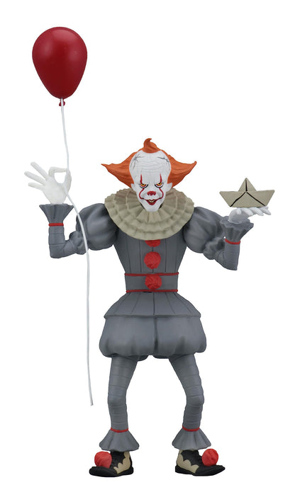 NECA 45469 Action Figure, Stylized Pennywise, Red and White