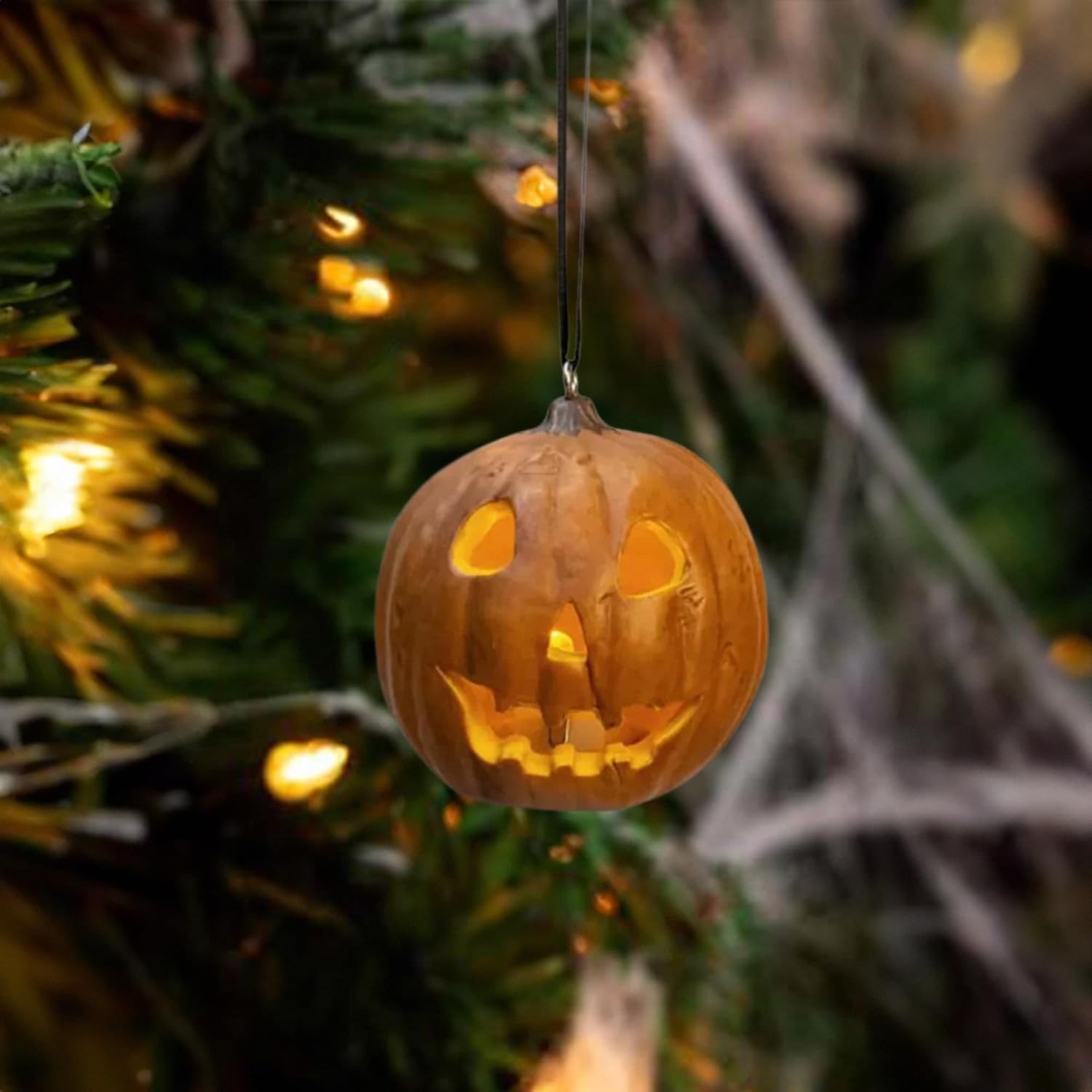 Trick Or Treat Studios Holiday Horrors Halloween 1978 Pumpkin Light Up Ornament