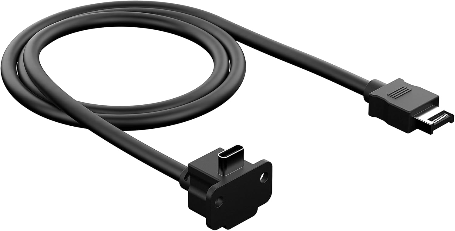 Fractal Design USB-C 10Gbps Kabel für Meshify 2 Lite & Compact - Hochgeschwindigkeits-Datenübertragung und einfache Installation