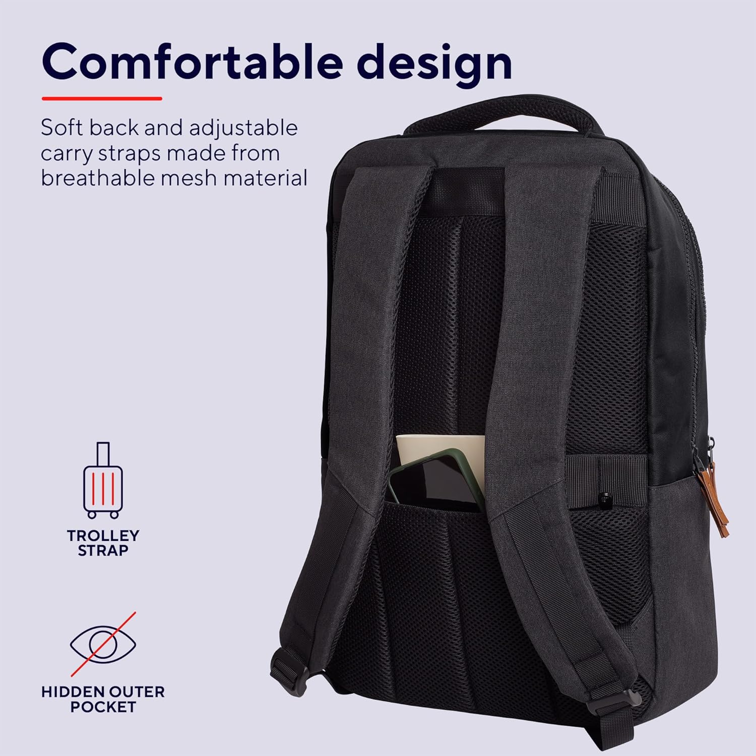 Trust Unisex Lisboa Backpack (pack of 1)