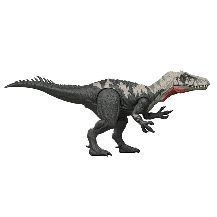Mattel Jurassic World Rebirth Gigantic Thrashers Dinosaur Figure, Chilantalsaurus Large Species Toy, 2 Rampage Attacks, Digital Play, JGB95