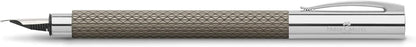 Faber-Castell F147050 Ambition Opart Medium Fountain Pen - Black Sand