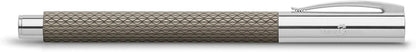 Faber-Castell F147050 Ambition Opart Medium Fountain Pen - Black Sand