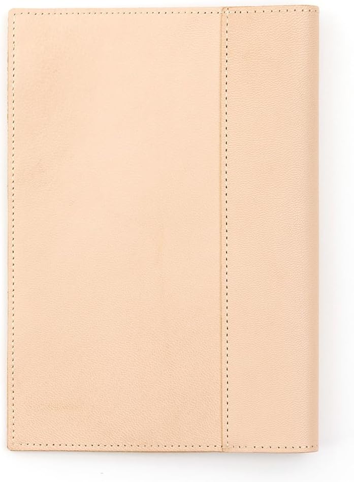 DESIGNPHIL 91804143 Midori Notebook Cover, For MD Notebooks, Limited Edition, A5, Genuine Leather, Goat Nume