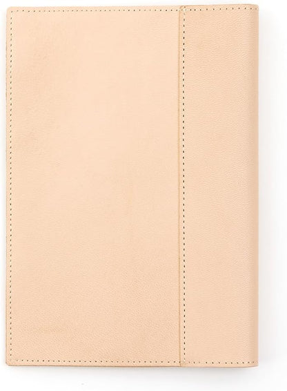 DESIGNPHIL 91804143 Midori Notebook Cover, For MD Notebooks, Limited Edition, A5, Genuine Leather, Goat Nume
