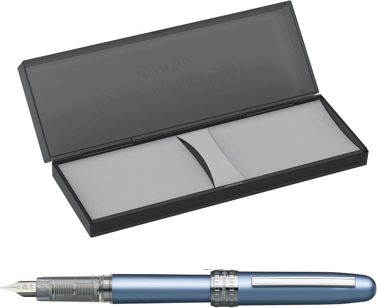 Platinum Plaisir Fountain Pen Pgb-1000 Frosty Blue Medium