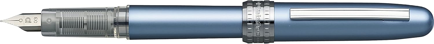 Platinum Plaisir Fountain Pen Pgb-1000 Frosty Blue Medium