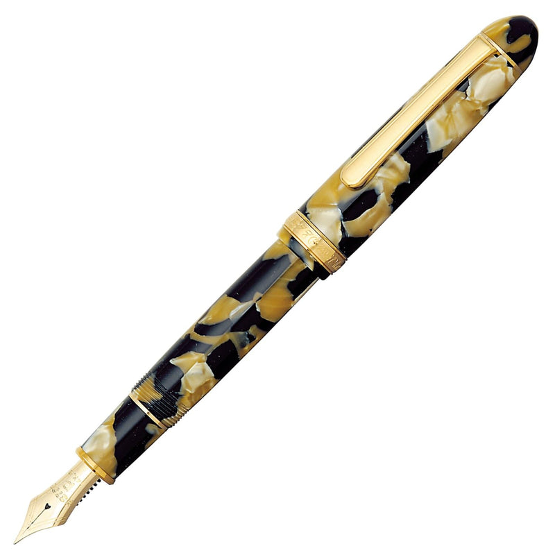Platinum Fountain Pen, Celluloid, Medium Point, Ishigaki PTB-35000#67-3