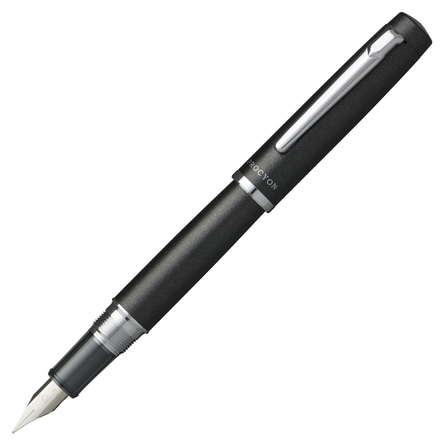 PLATINUM Procyon PNS5000-1 Fountain Pen/Nib Sizes: Medium - M/Colour: Shadow Mica Black/Black/Handmade/with Gift Box/Fountain Pen, Pack of 1
