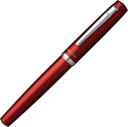 PLATINUM Procyon PNS5000-10 Fountain Pen/Nib Thicknesses: Medium - M/Colour: Carmine Red - Red/Handmade/with Gift Box/Fountain Pen, Pack of 1
