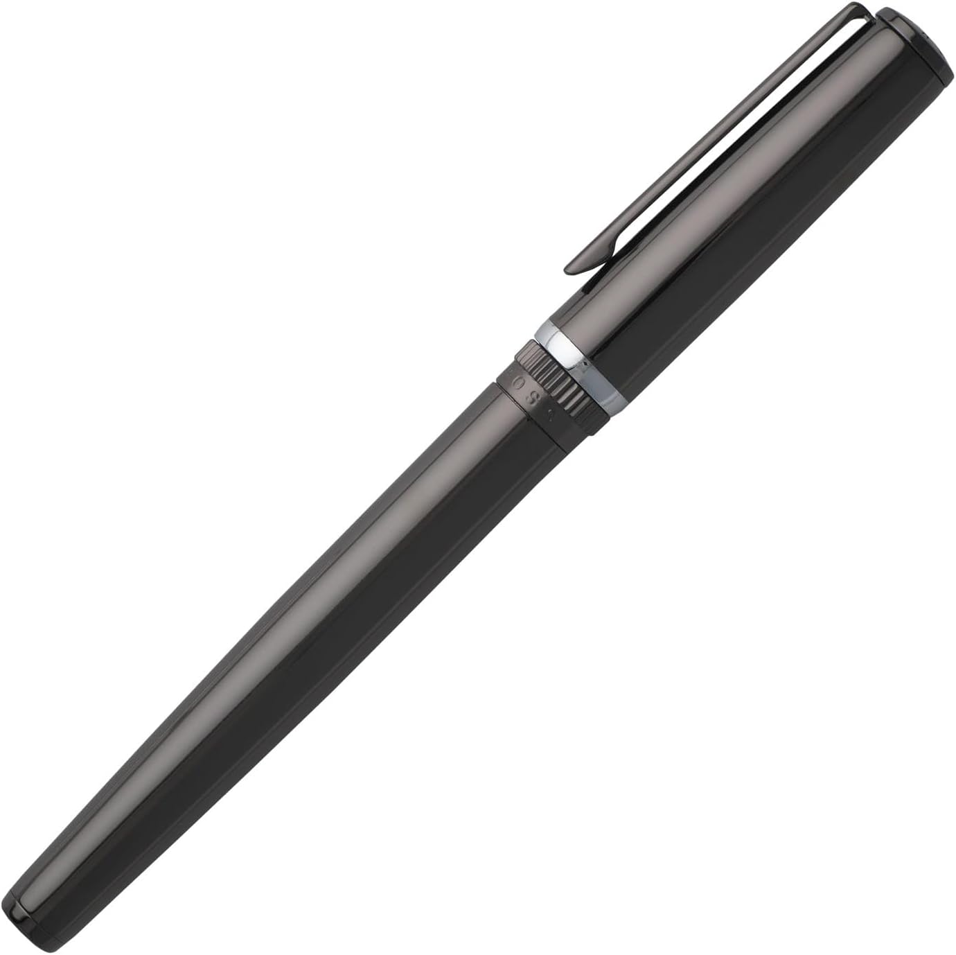 Hugo Boss Fountain pen Gear Metal Dark Chrome