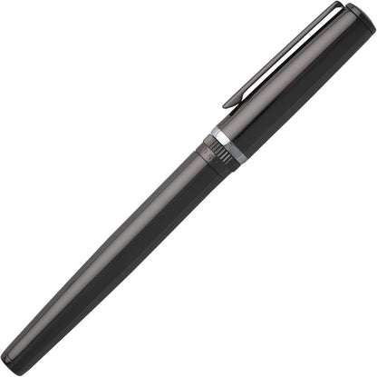 Hugo Boss Fountain pen Gear Metal Dark Chrome