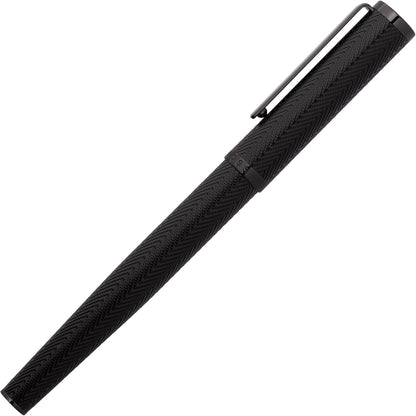 Hugo Boss Set Formation Herringbone Gun (Ballpoint & Rollerball)