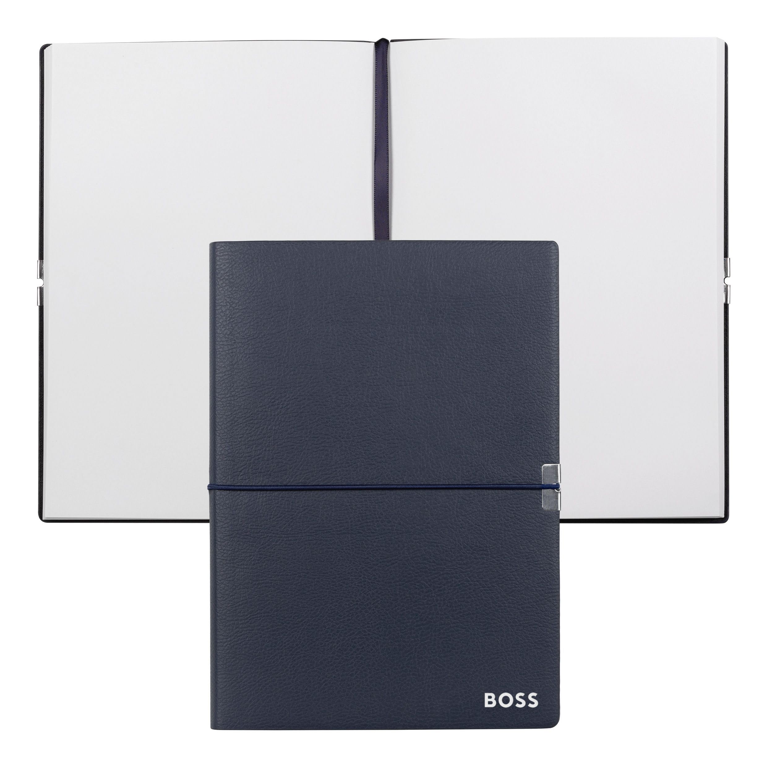 Hugo Boss A5 Elegance Storyline Navy Plain Notebook