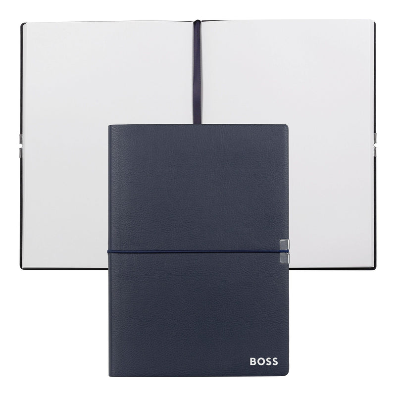 Hugo Boss A5 Elegance Storyline Navy Plain Notebook
