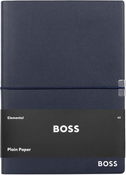Hugo Boss A5 Elegance Storyline Navy Plain Notebook
