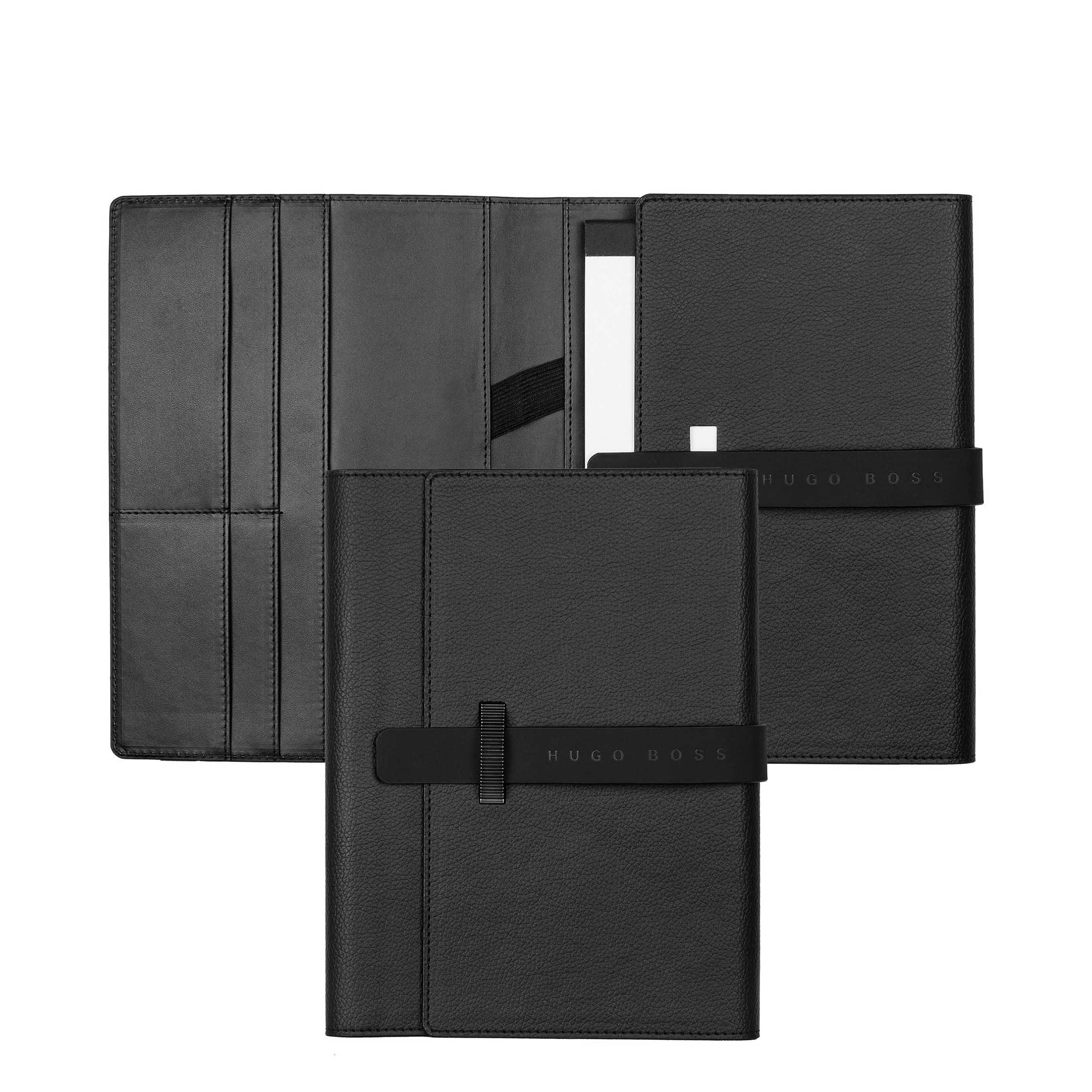 Hugo Boss Folder Illusion Gear Black A5