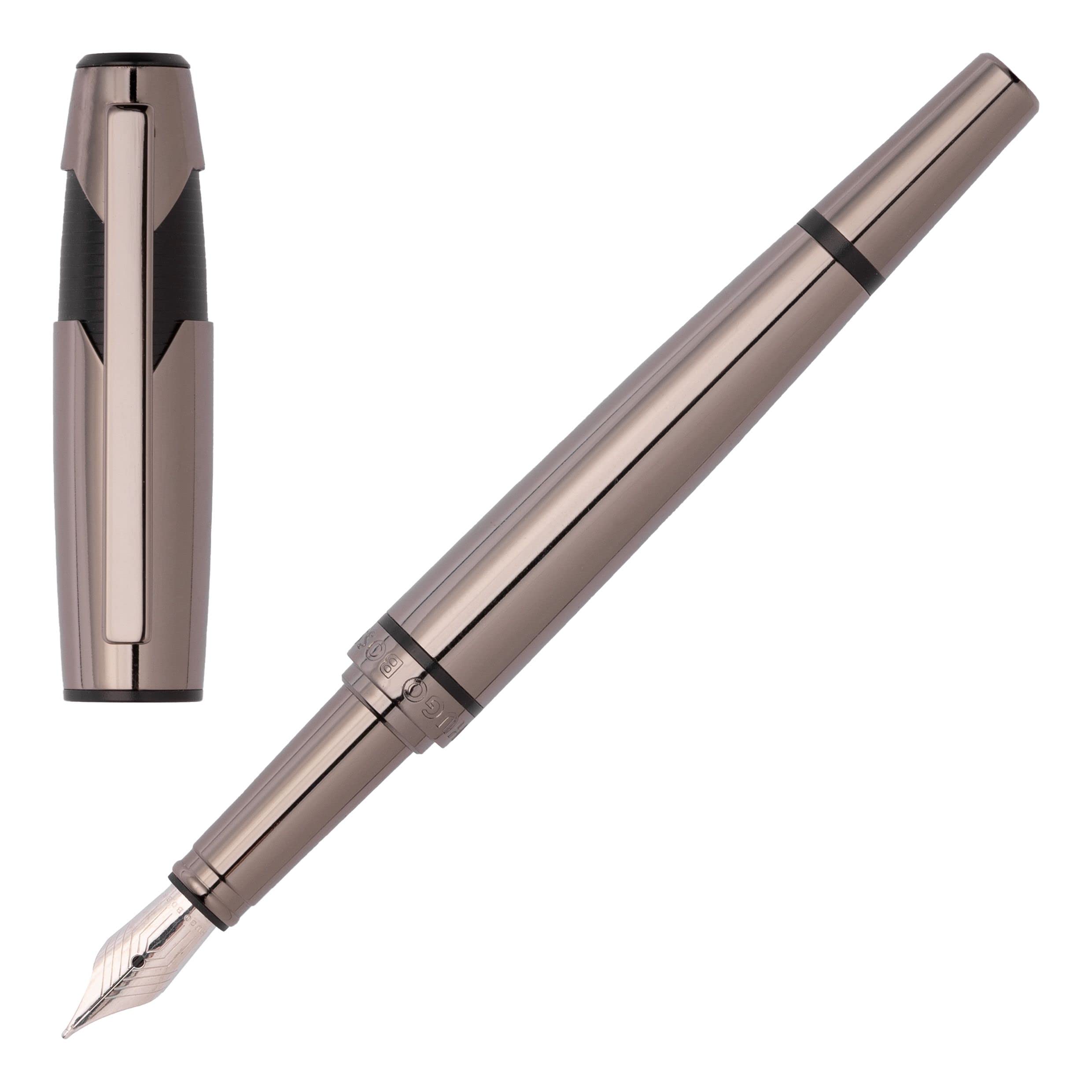 Hugo Boss Pluma estilográfica Chevron Gun
