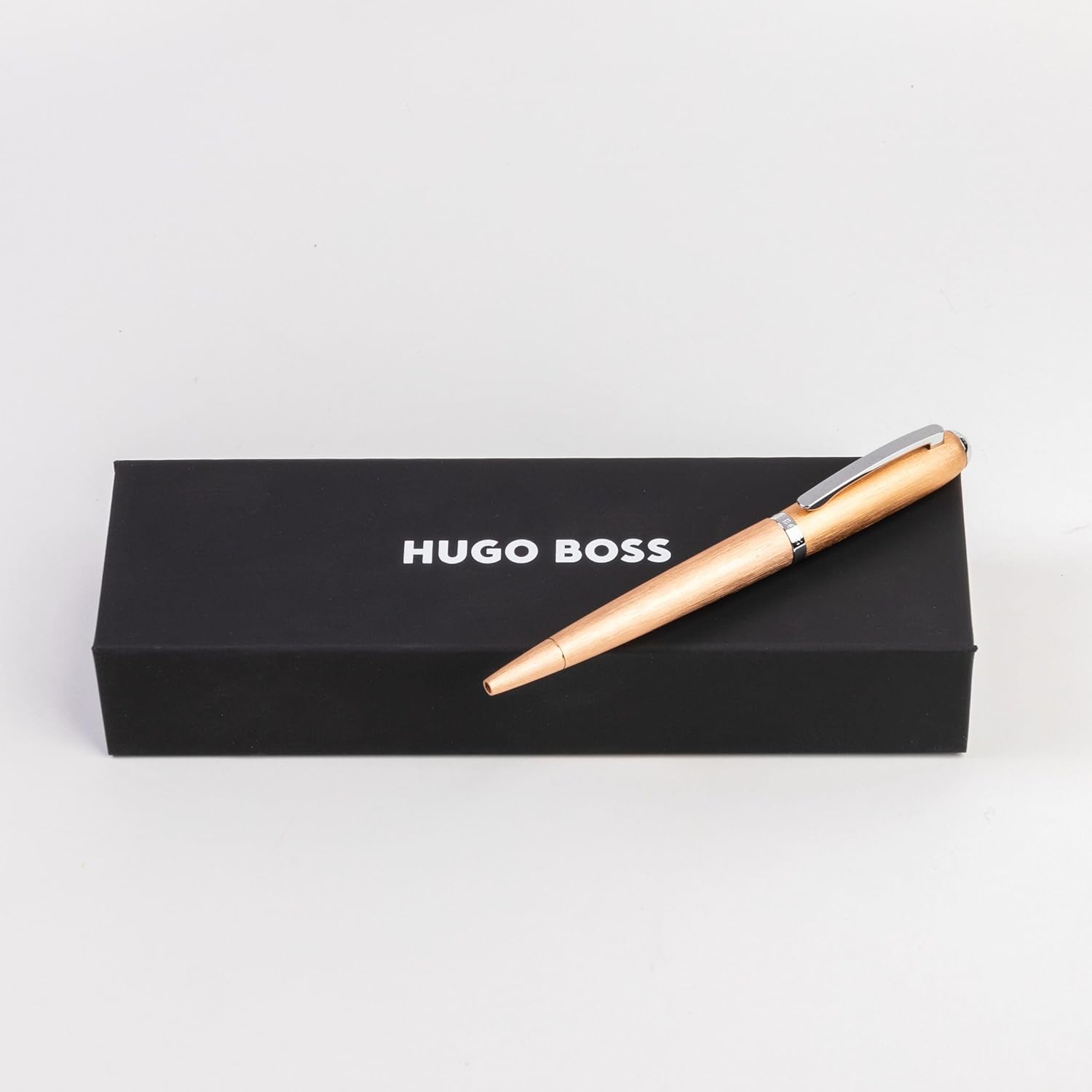 Hugo Boss Contour Brushed Champagne Ballpoint Pen