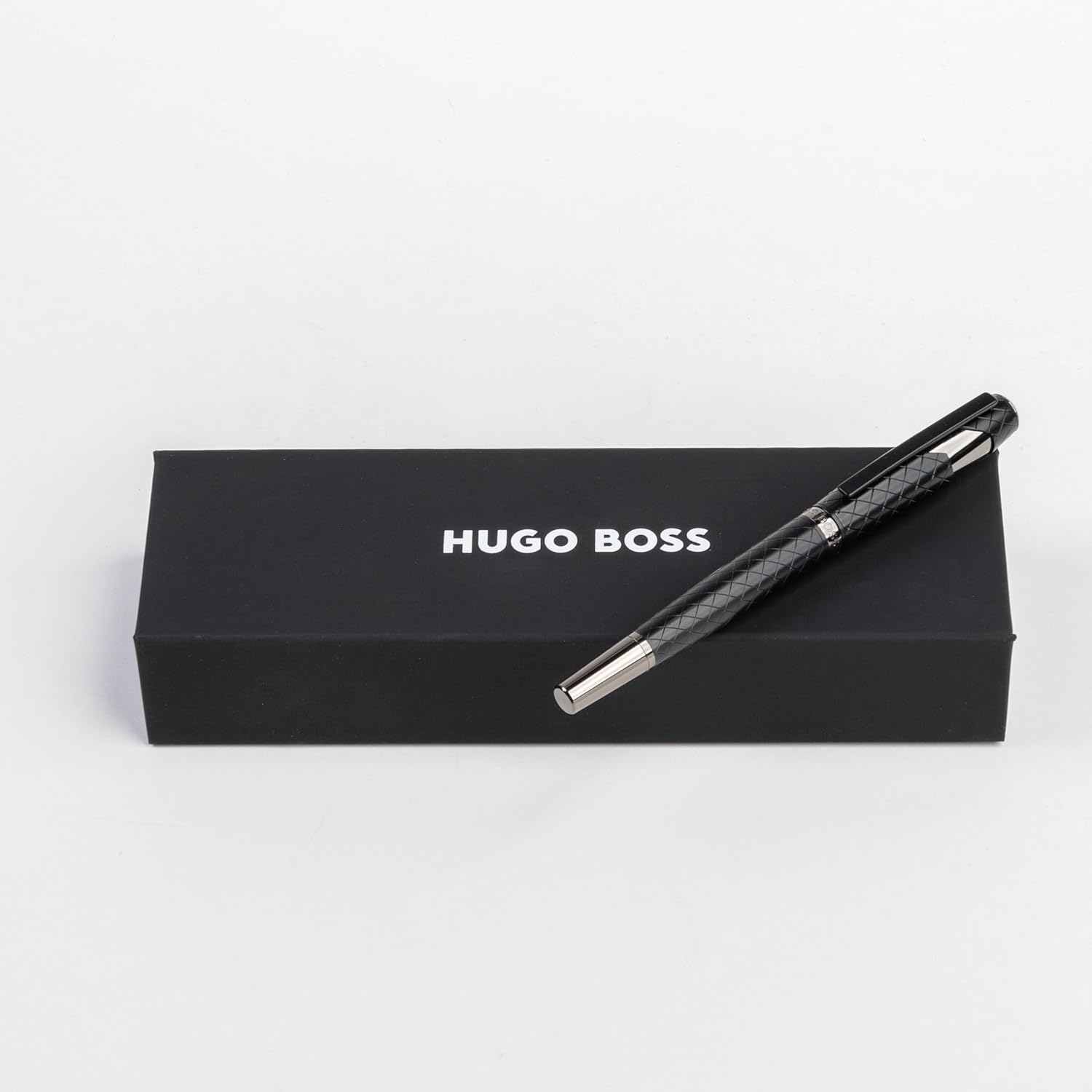 Hugo Boss Chevron Black Rollerball Pen