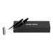 Hugo Boss Pen Set Gear Icon Black HPBP254A (Ballpoint Pen & Fountain Pen) | Gift Box