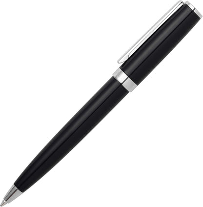 Hugo Boss Pen Set Gear Icon Black HPBP254A (Ballpoint Pen & Fountain Pen) | Gift Box